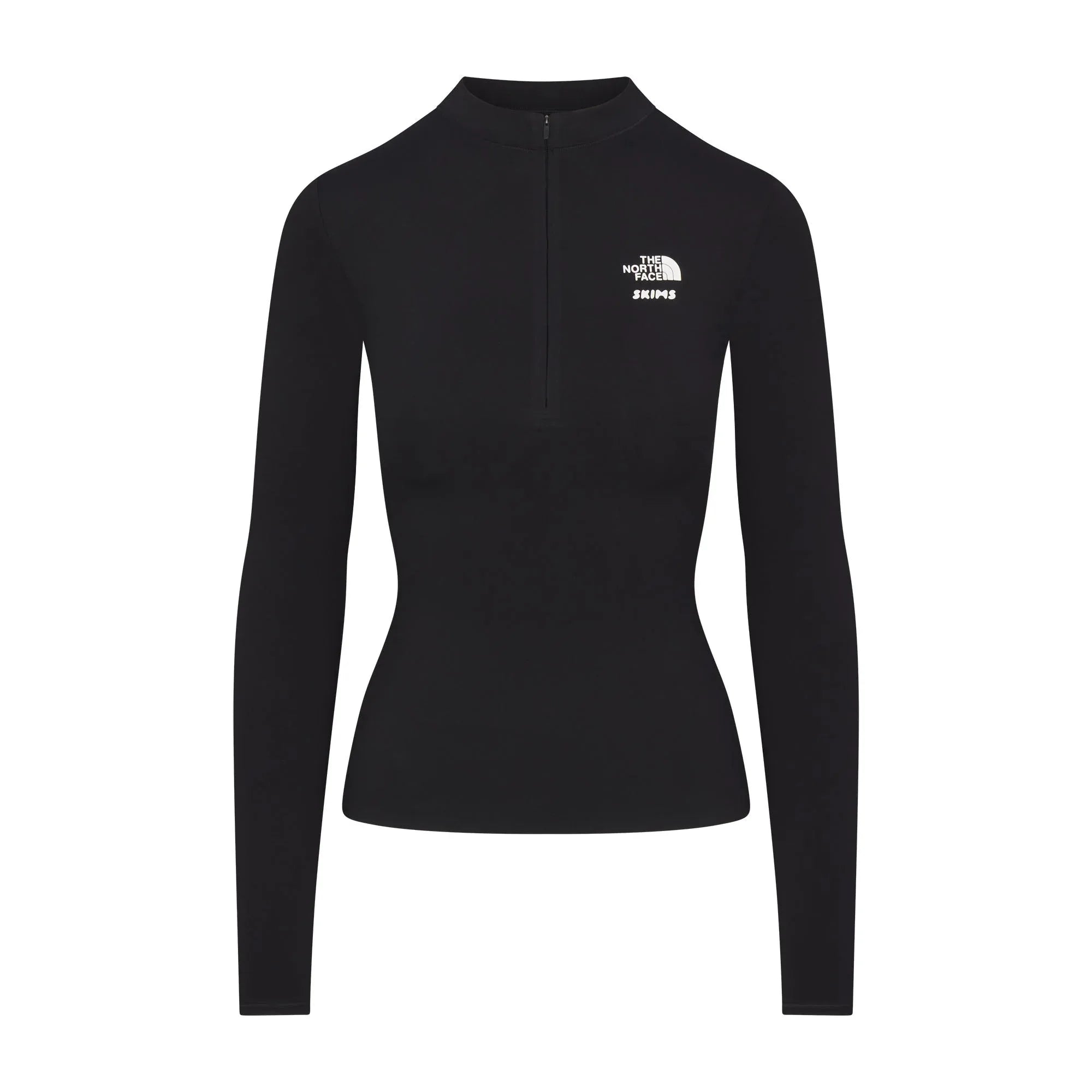 SKIMS THE NORTH FACE X REFINA LONG SLEEVE TOP | ONYX - T-SHIRT