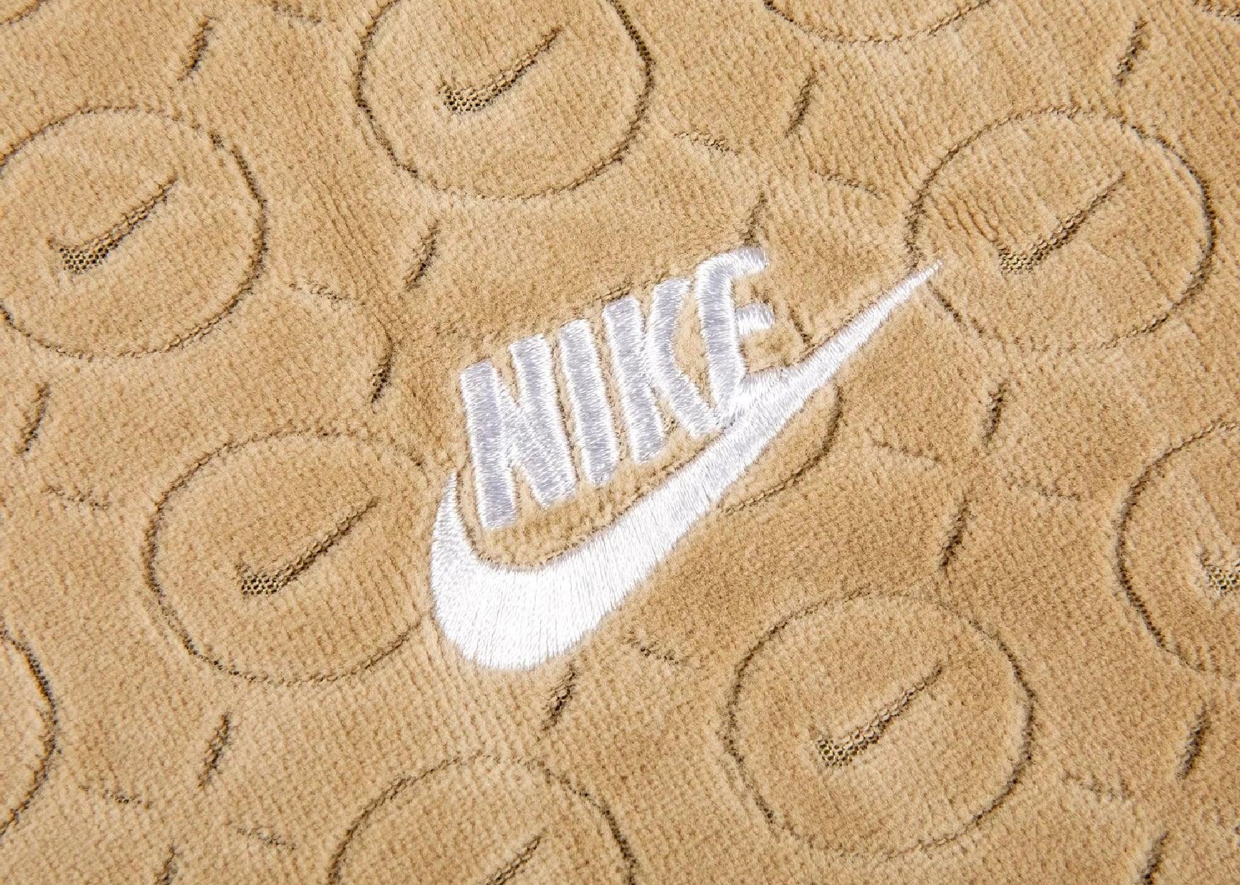 Supreme Nike Velour Track Jacket Tan