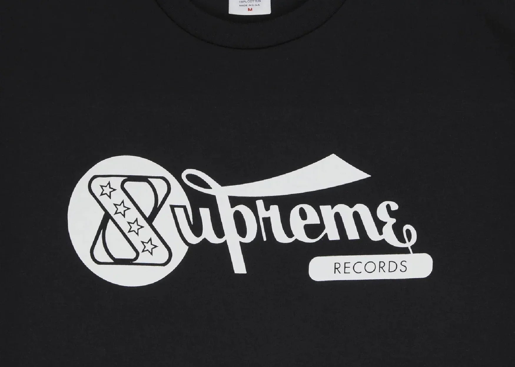 Supreme Records Tee Black