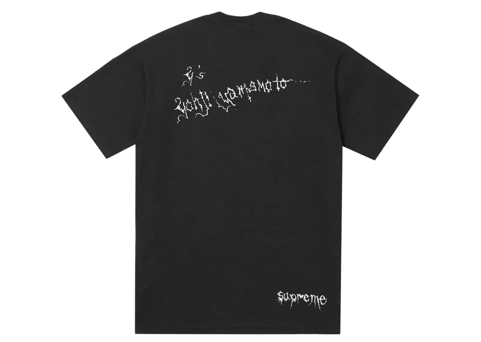 Supreme Ys By Yohji Yamamoto Thinker Tee Black