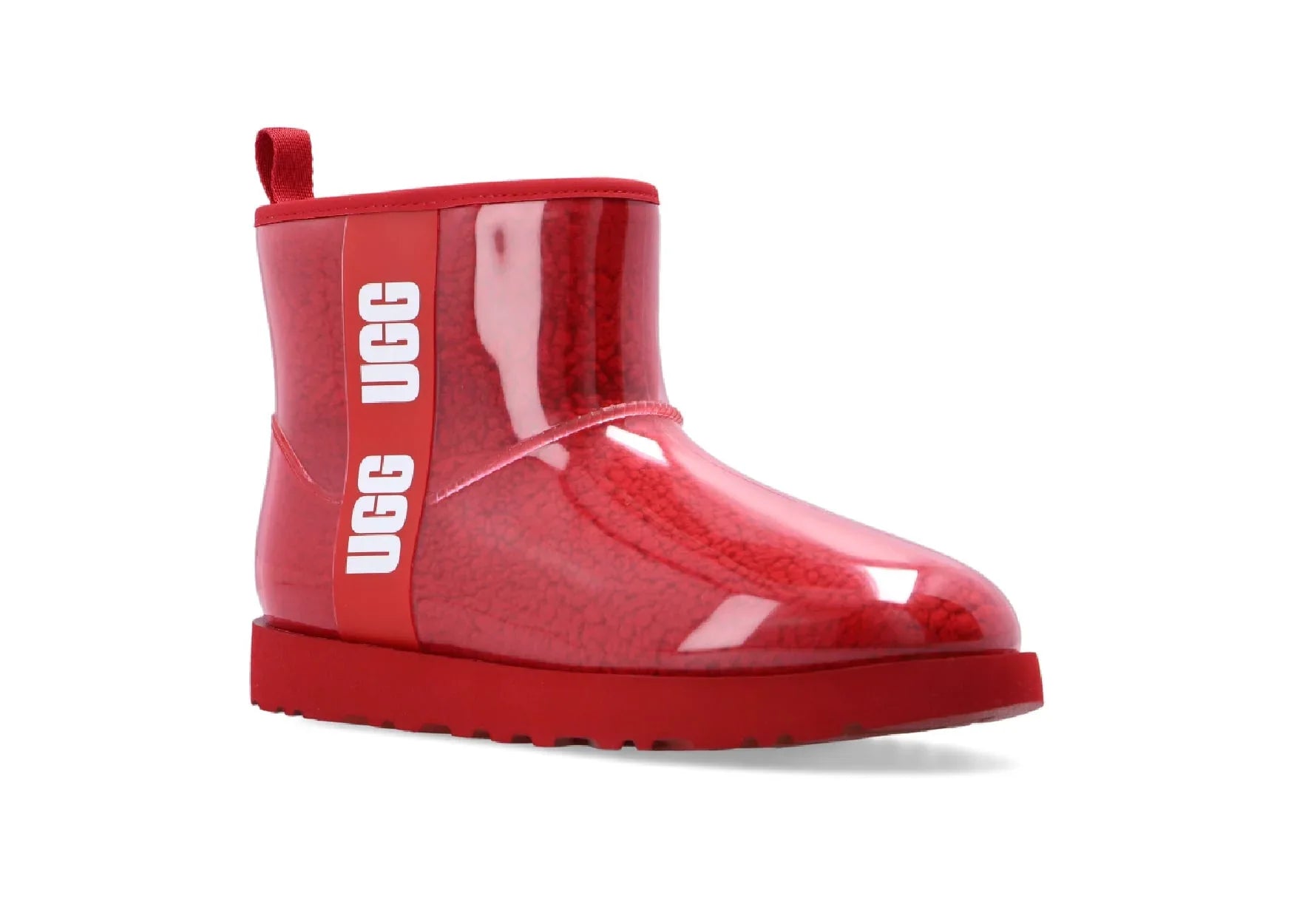 Ugg Classic Clear Mini Boot Samba Red
