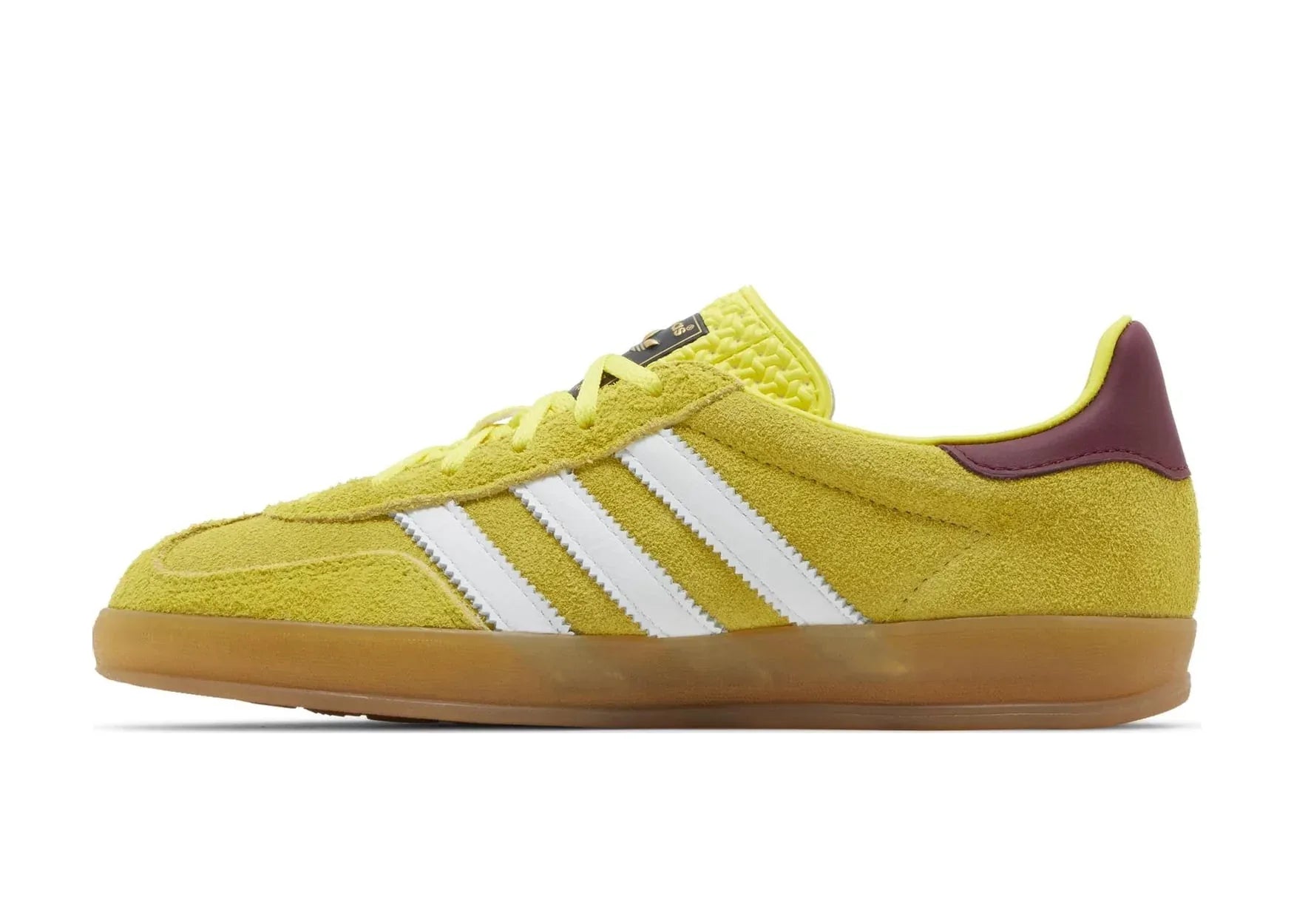 adidas Gazelle Indoor Bright Yellow Collegiate Burgundy (W)