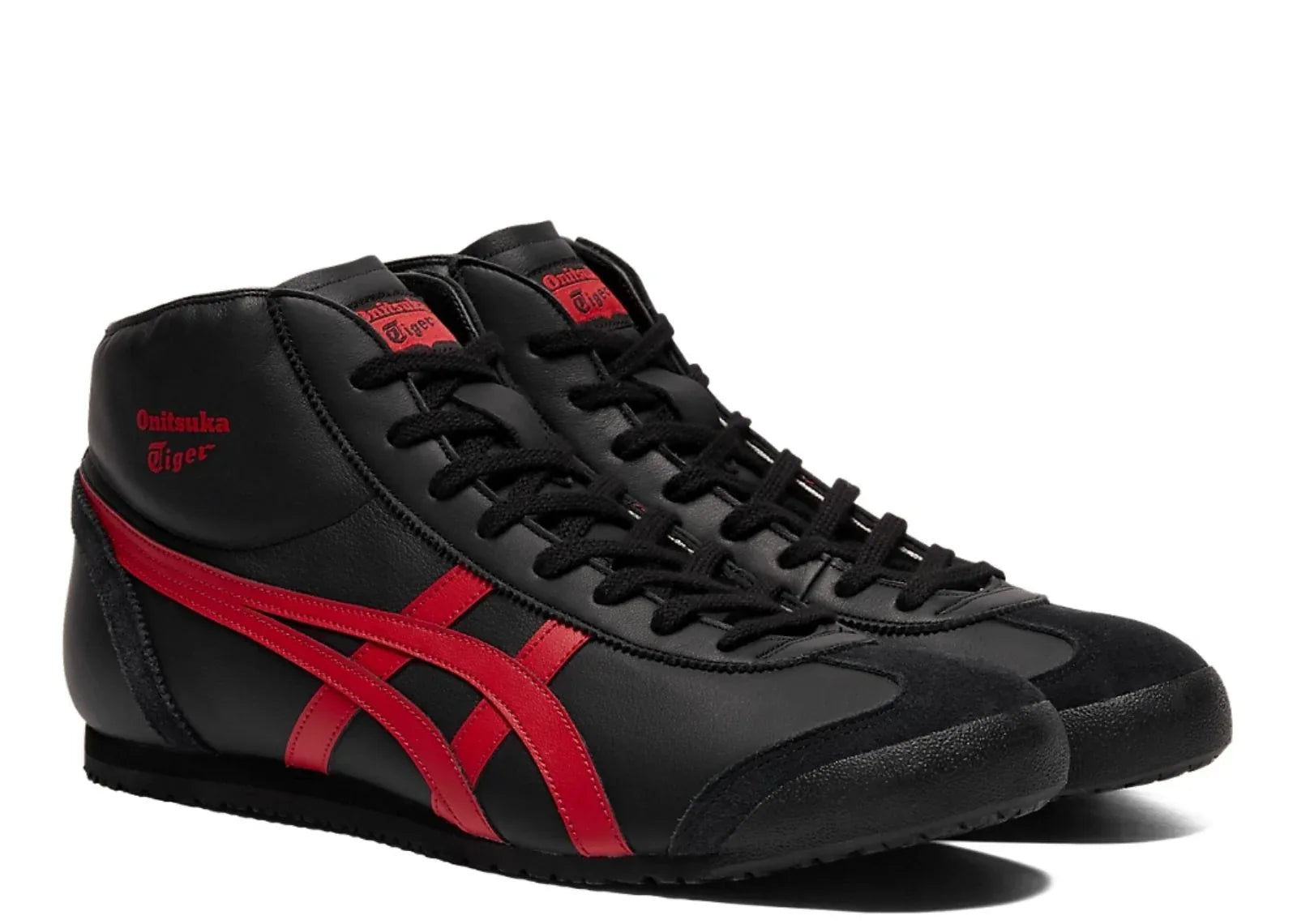 Onitsuka Tiger Mexico Mid Runner Black Classic Red