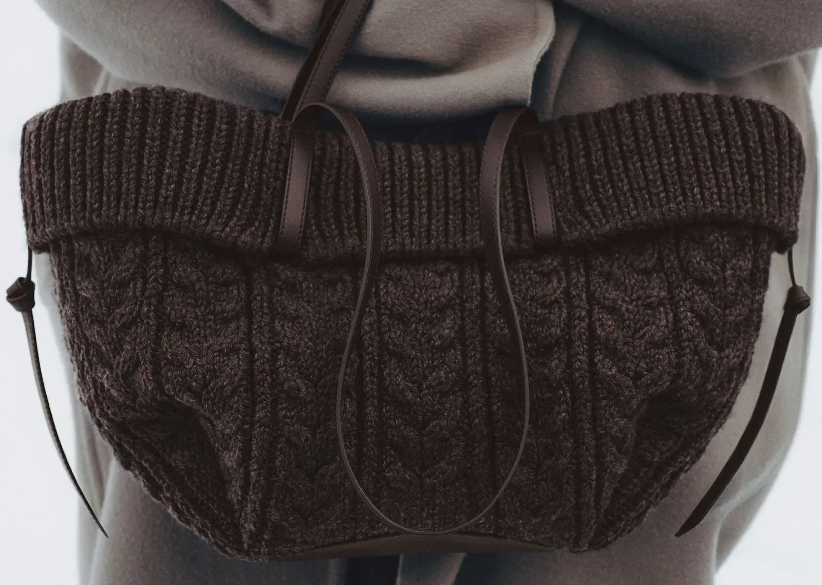 Polène Cyme Mini Edition Merino Ebony