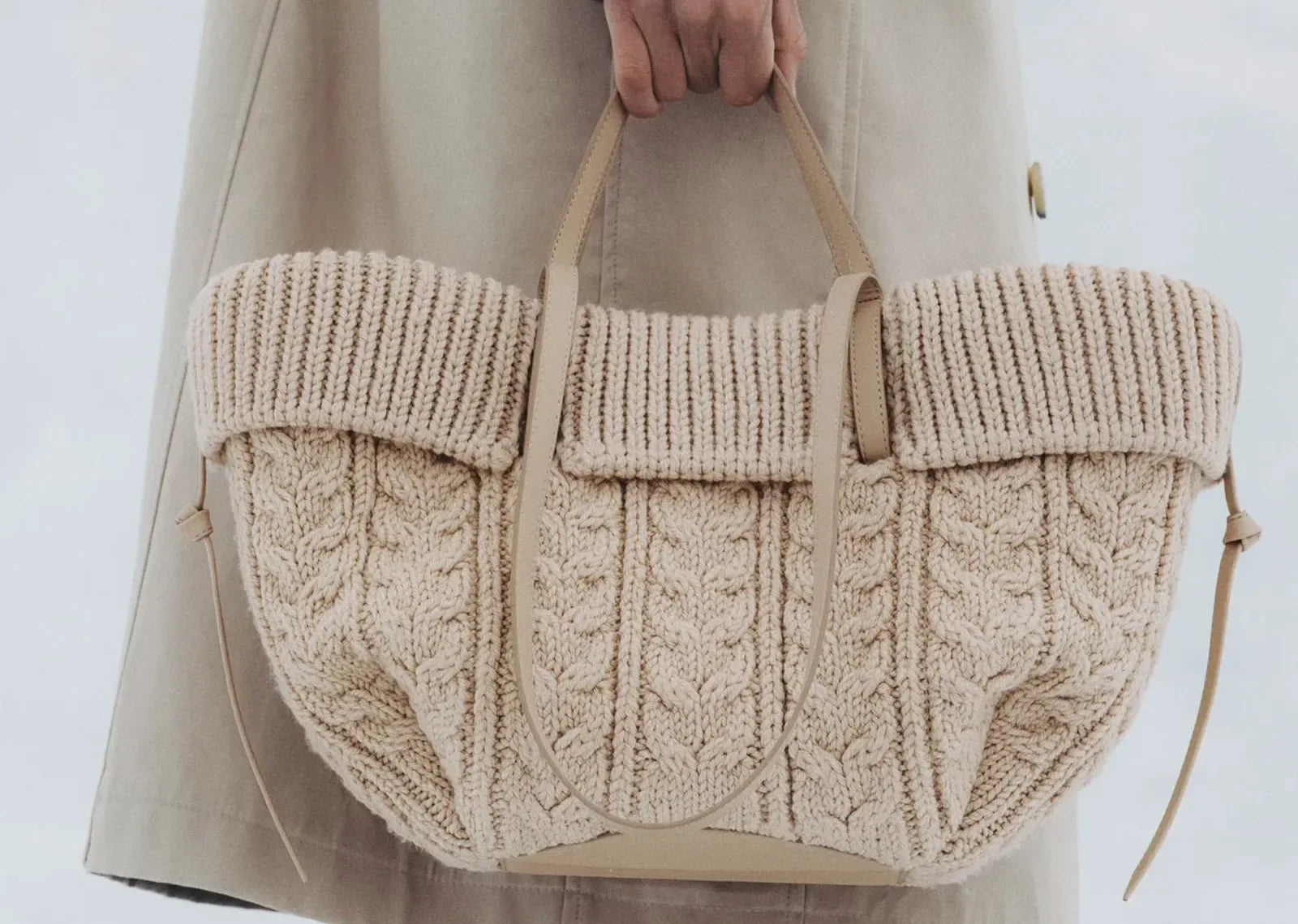 Polène Cyme Mini Edition Merino Ecru