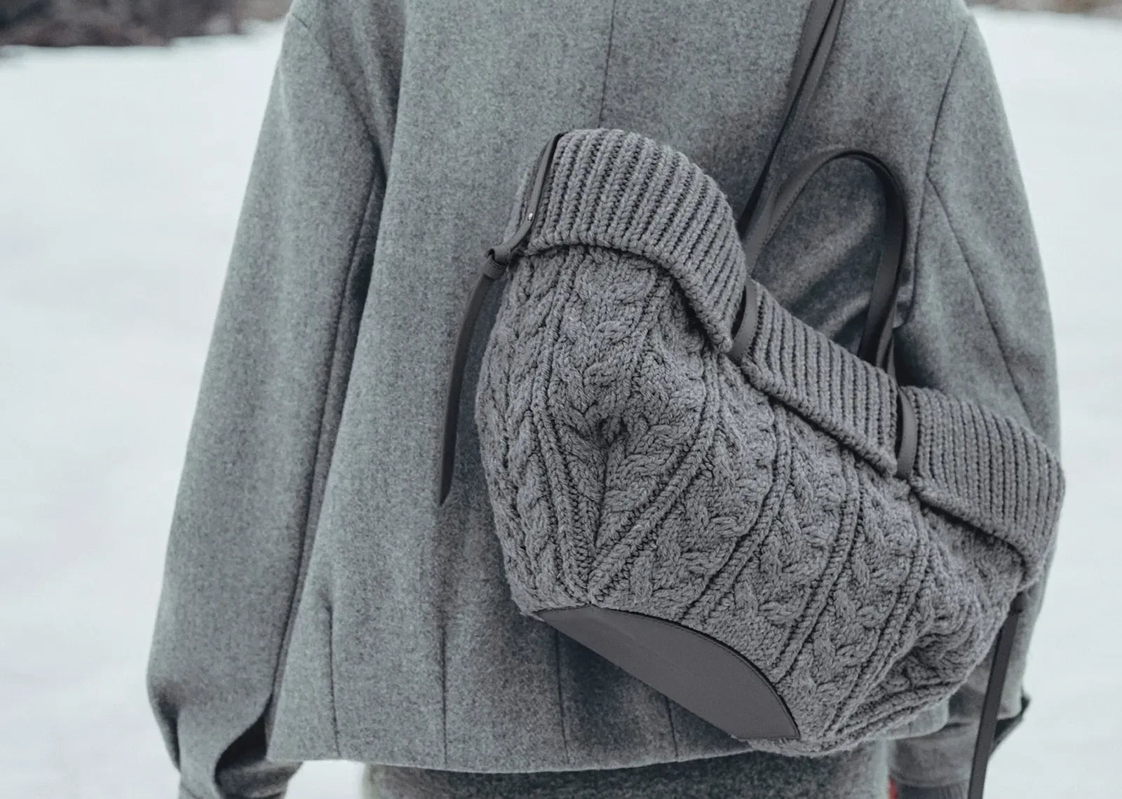 Polène Cyme Mini Edition Merino Stone