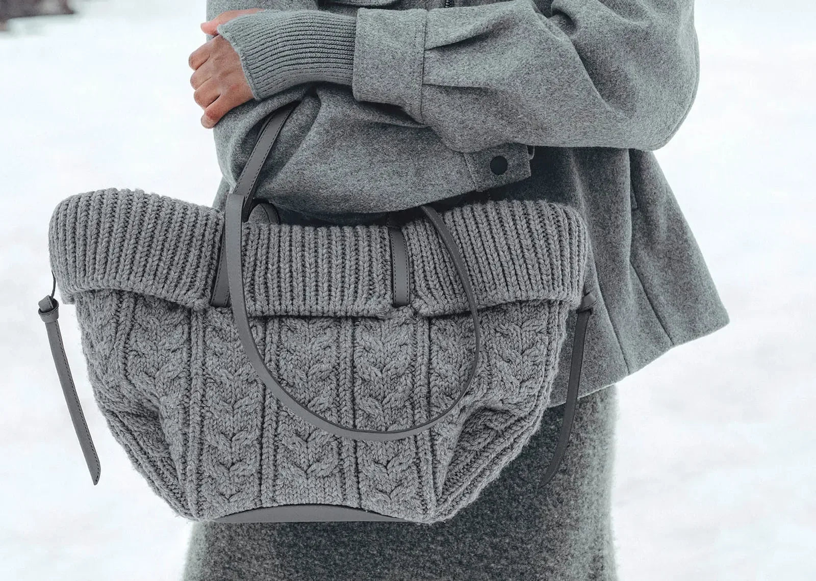 Polène Cyme Mini Edition Merino Stone